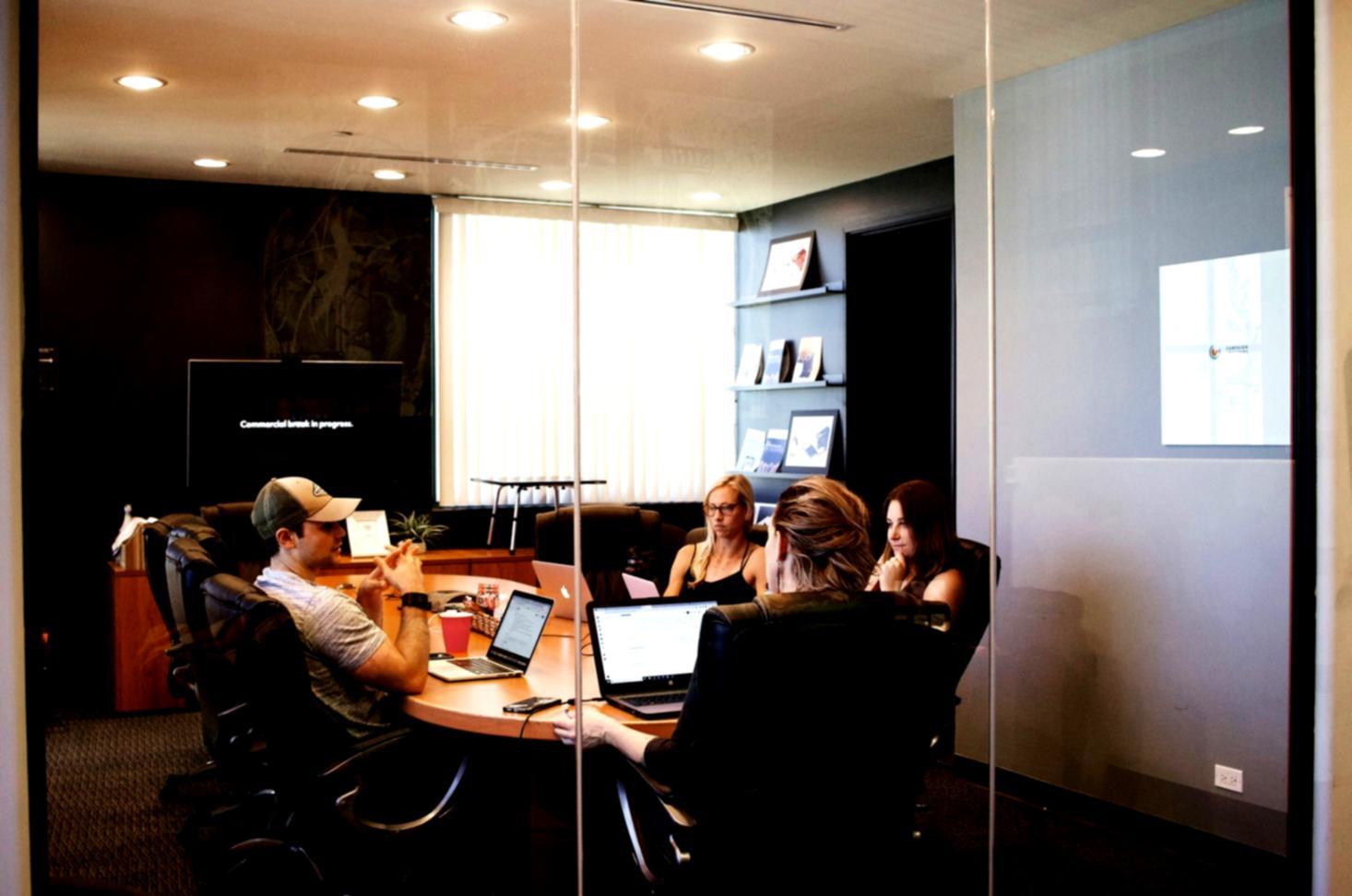 Team collaboration in software development training session